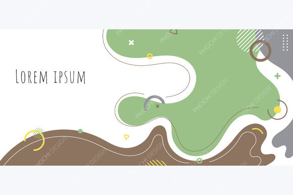 Download Abstract Trendy Organic Shape Forms Line - Organic Collection