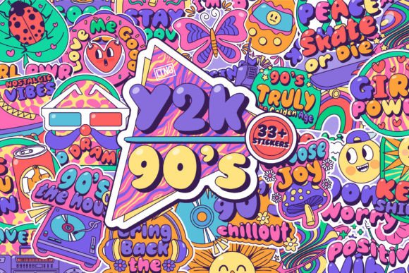 Download Y2k 90s Stickers - Premium Resources