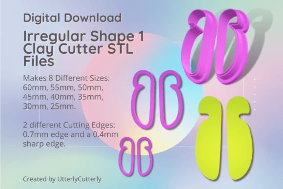 Download Irregular 1 Clay Cutter - Organic Arc ST - Organic Collection
