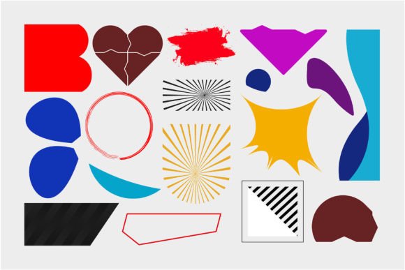 Download Abstract Organic Shapes, Vector Set - Organic Collection